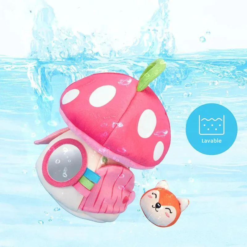 Jouets Montessori Boîte Tissu | La Maison Champignon de Mes Petits Amis – Éveil Sensoriel Bébé