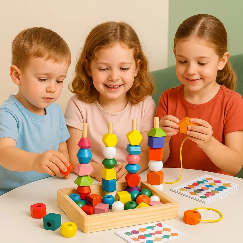 Planche Montessori en Bois | Creative Lines – Motricité Fine & Logique