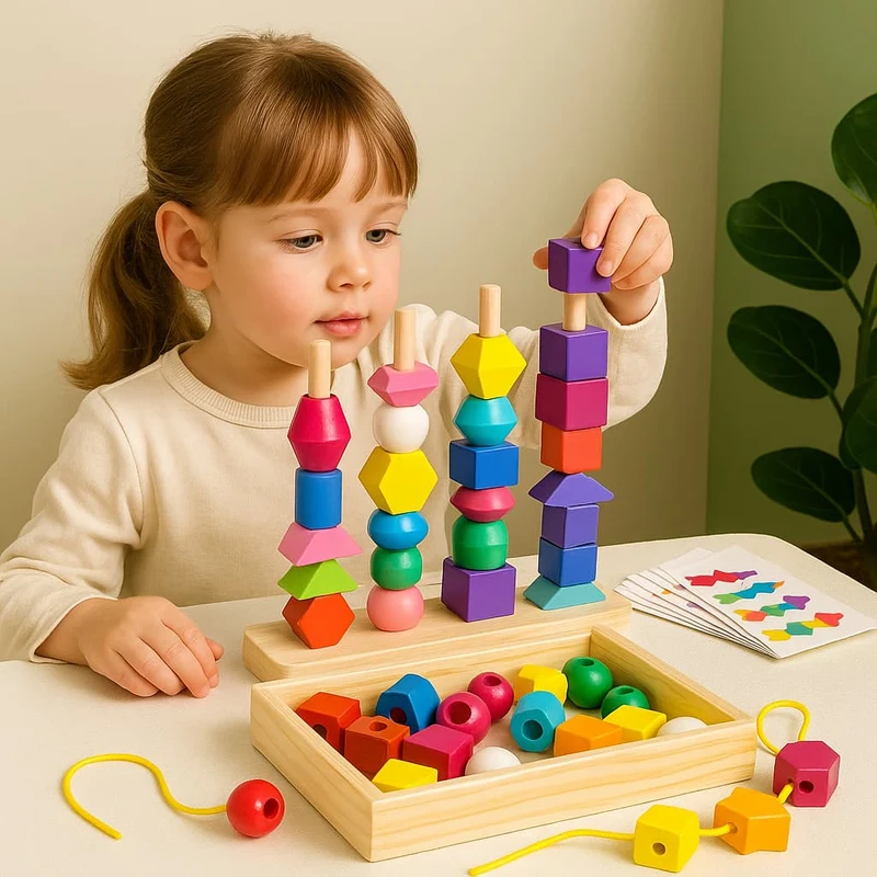 Planche Montessori en Bois | Creative Lines – Motricité Fine & Logique