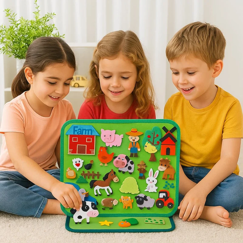 Tapis d’Éveil Montessori | Magic Case – Monde Marin ou Cosmique, Langage & Créativité