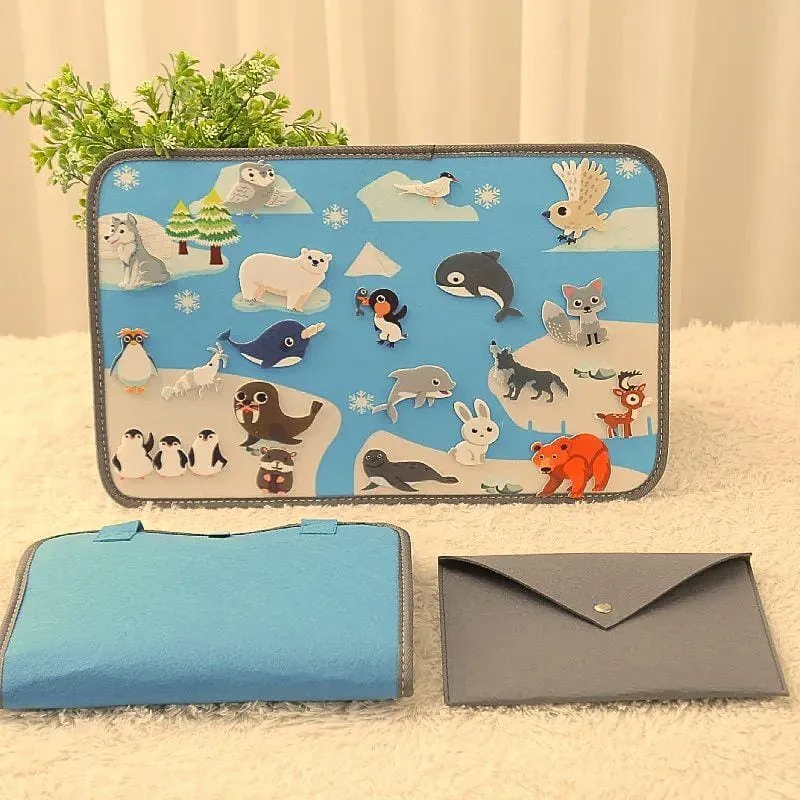 Tapis d’Éveil Montessori | Magic Case – Monde Marin ou Cosmique, Langage & Créativité