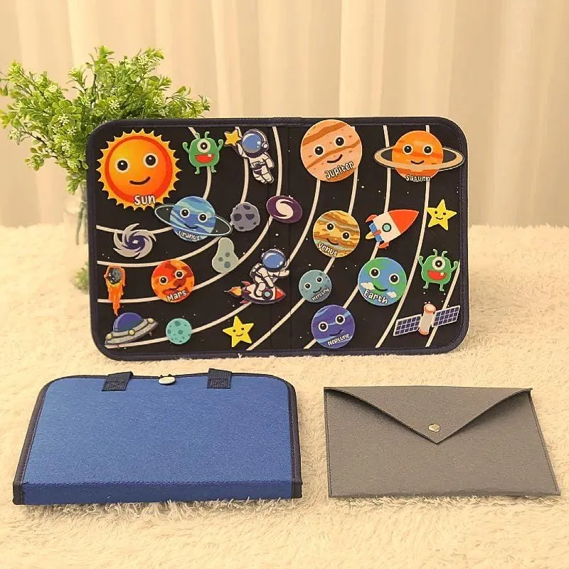 Tapis d’Éveil Montessori | Magic Case – Monde Marin ou Cosmique, Langage & Créativité