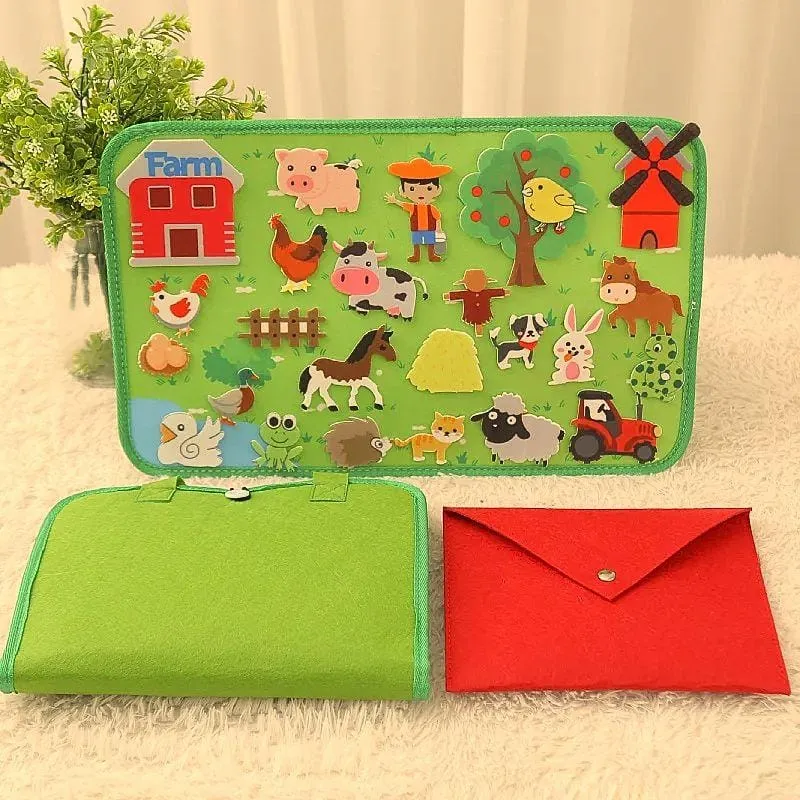 Tapis d’Éveil Montessori | Magic Case – Monde Marin ou Cosmique, Langage & Créativité