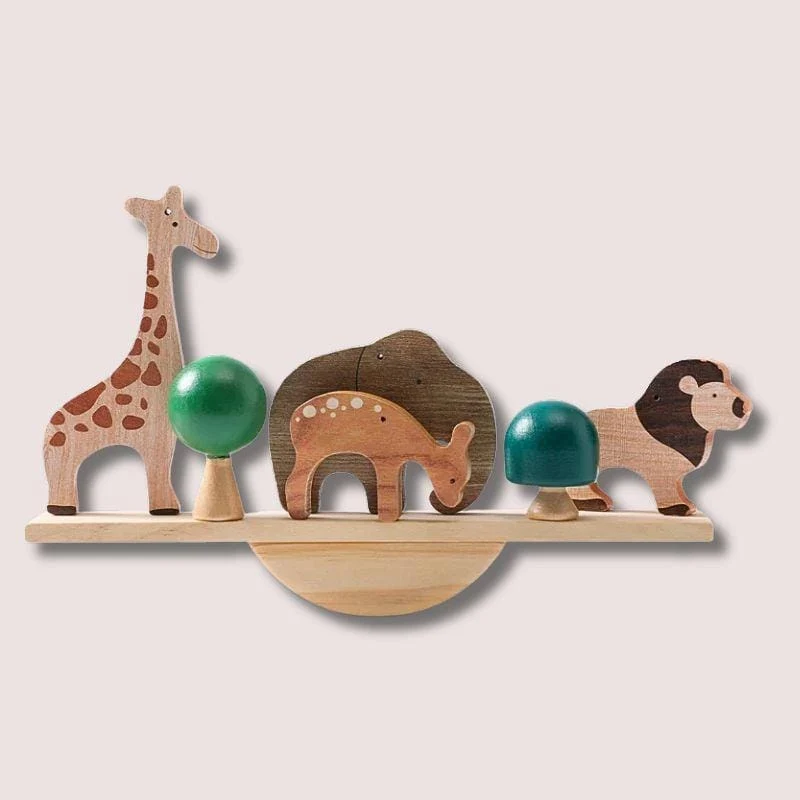 Jeu d’Équilibre Montessori en Bois | Trouver l’Équilibre – Logique & Créativité