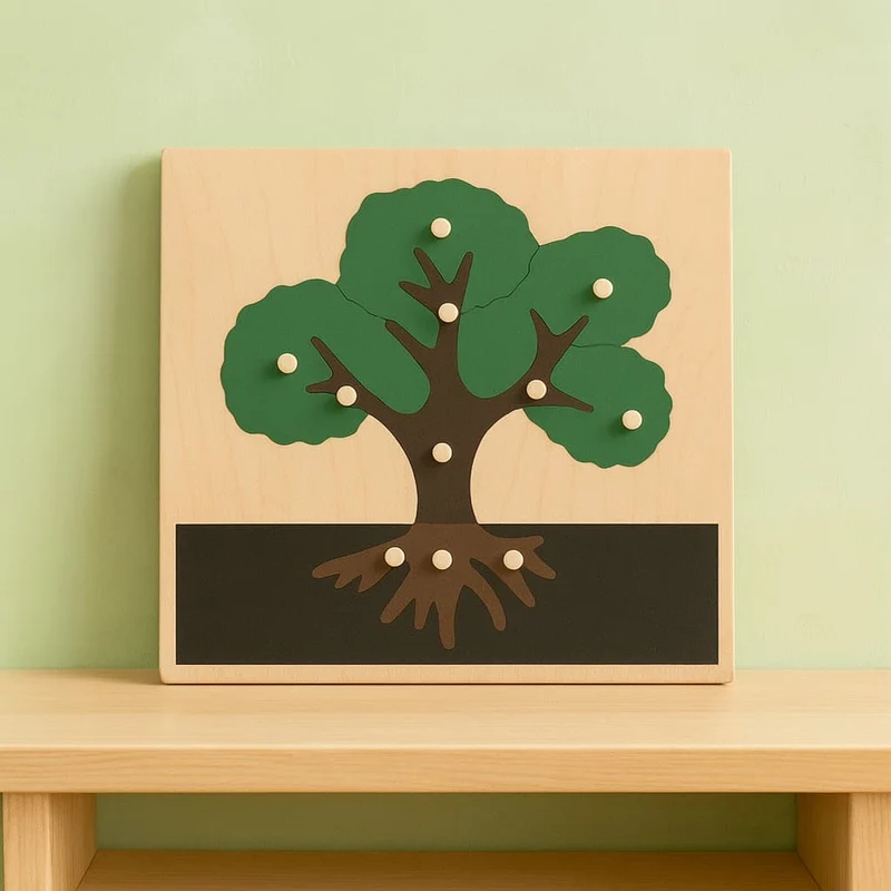 Puzzles Montessori en Bois | Mes Amis les Animaux – Logique & Langage 3–6 ans N