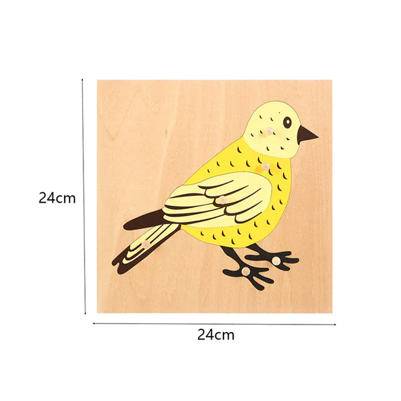Puzzles Montessori en Bois | Mes Amis les Animaux – Logique & Langage 3–6 ans N