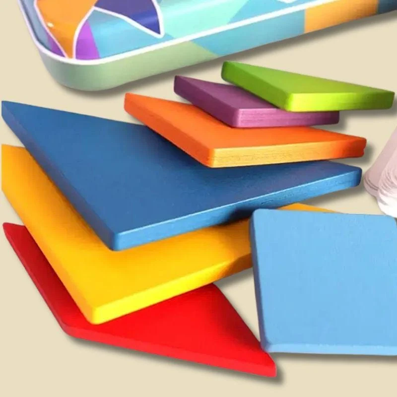 Tangram Montessori en Bois | Creative Forms – Logique, Créativité & Géométrie