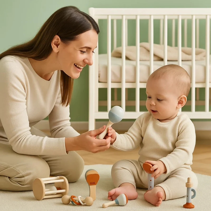 Coffret Découverte d’Instruments de Musique Montessori | Éveil musical dès 1 an