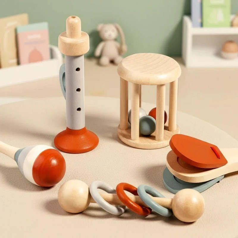 Coffret Découverte d’Instruments de Musique Montessori | Éveil musical dès 1 an