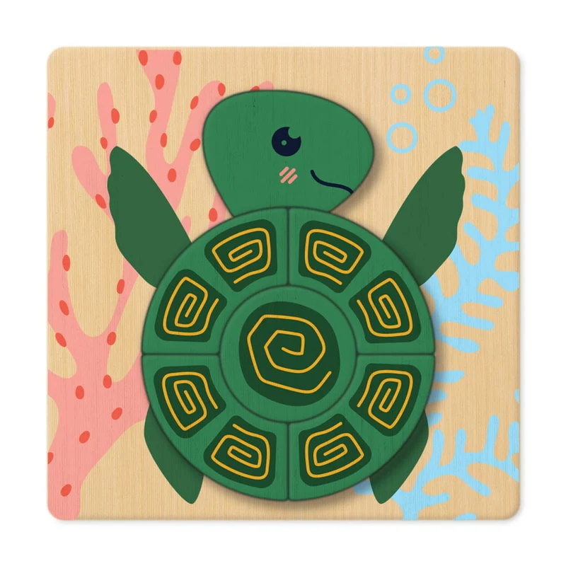 Pack 6 Puzzles Montessori en Bois — Coffret Éducatif Enfant 3-8 Ans