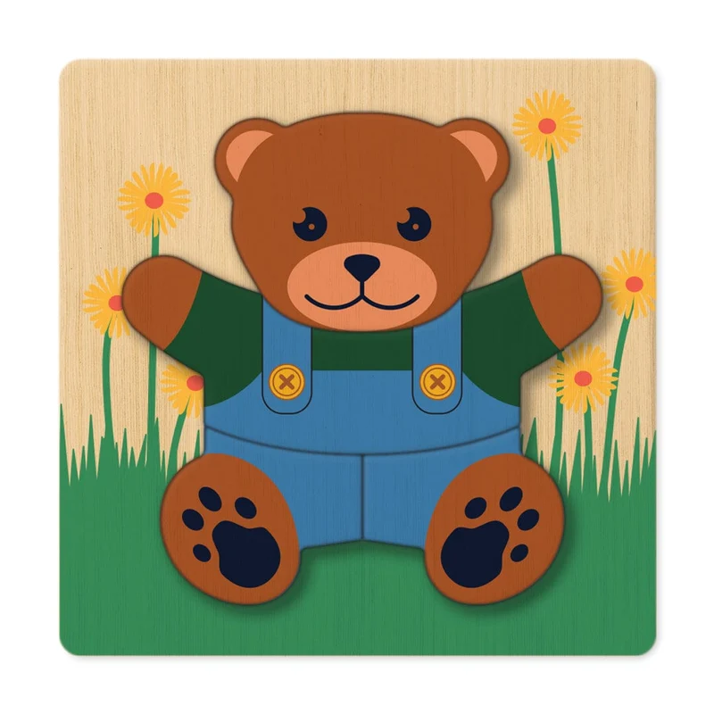 Pack 6 Puzzles Montessori en Bois — Coffret Éducatif Enfant 3-8 Ans