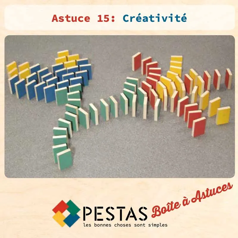 Lot de 24 Astuces Montessori Dominos
