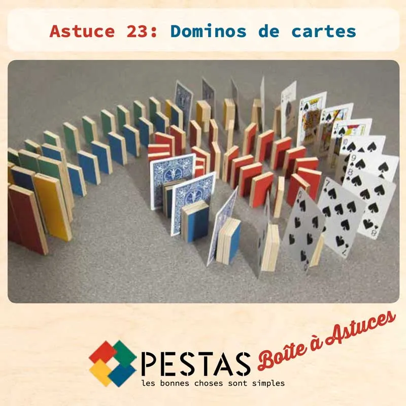 Lot de 24 Astuces Montessori Dominos