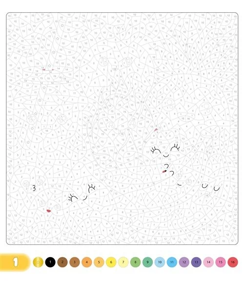 Coloriages Mystères Kawaii Détente au Soleil – 20 Illustrations avec Stylo Gel Doré