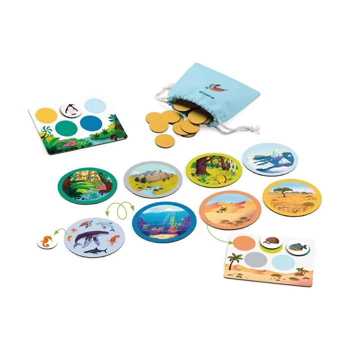 Naturo Mondo Djeco – Jeu de Loto Éducatif Animaux & Milieux Naturels