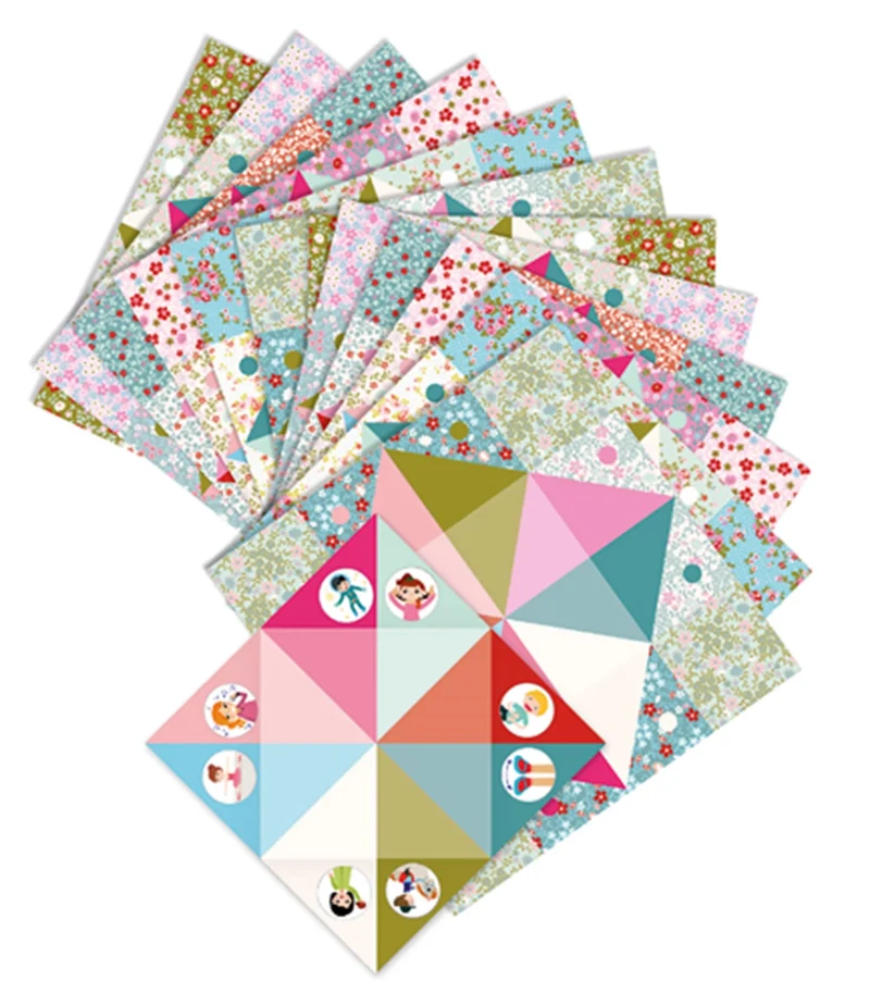 Origami Cocottes à Gages Djeco – Kit Créatif Pliage Papier Enfant