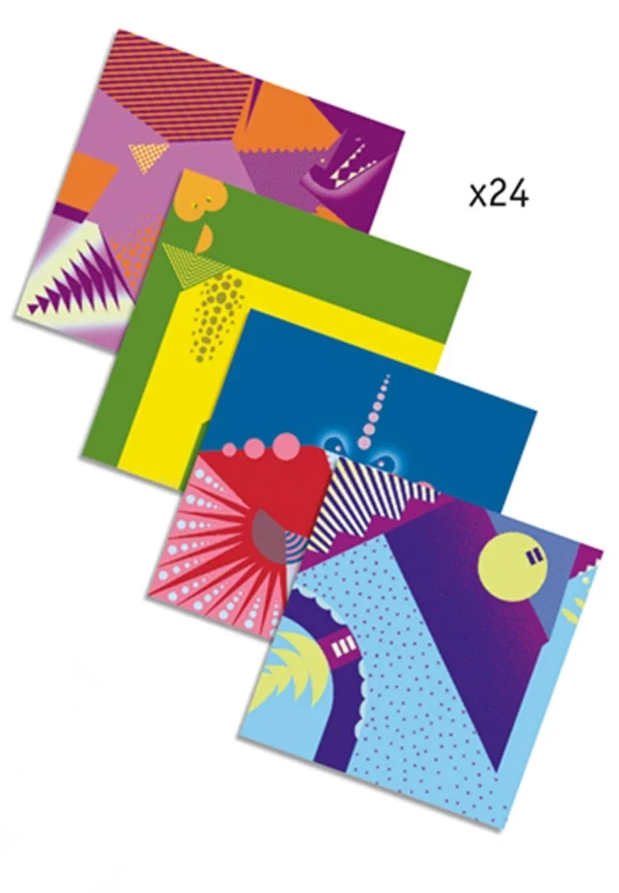 Origami Dinosaures Djeco – Kit Créatif Pliage Papier Enfant