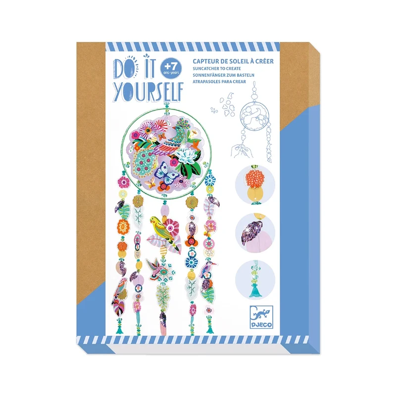 DIY Capteur de Soleil Oiseau de Paradis Djeco – Kit Créatif Attrape-Soleil à Fabriquer