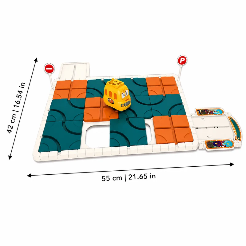 Sliding Track Maze Puzzle with Automatic Sensor Car