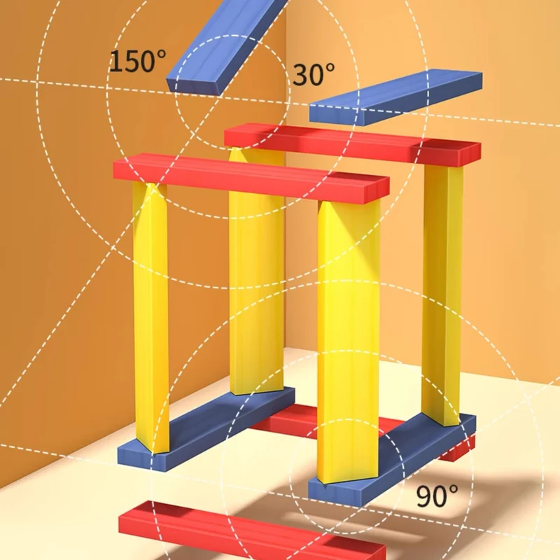 Planchettes de construction en bois pour jeux d’équilibre
