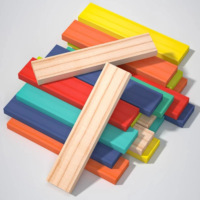 Planchettes de construction en bois pour jeux d’équilibre