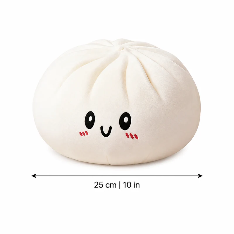 Coussin peluche en forme de ravioli pour enfants – 25 cm