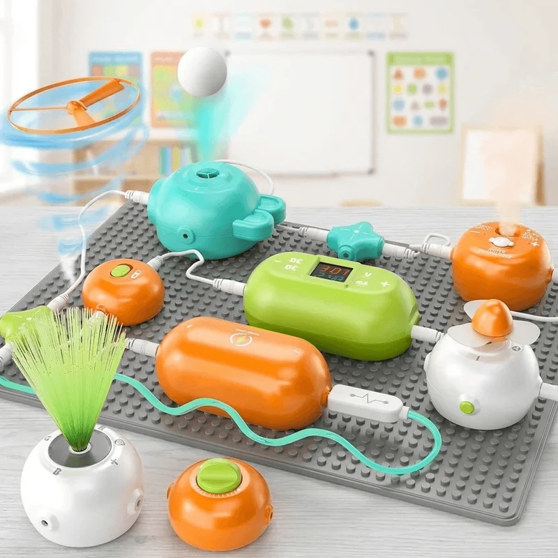 Coffret de circuits électriques avec plus de 300 expériences STEM