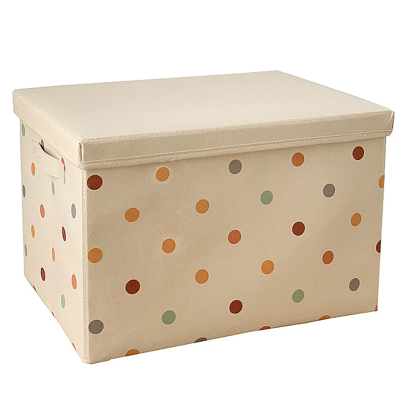 Lot de 6 boîtes de rangement pliables avec couvercle empilable