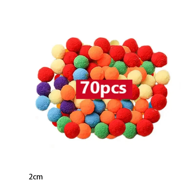 RainbowPlay™ - Jouet Montessori en Pompoms Arc-en-Ciel | Apprentissage Ludique et Sensoriel