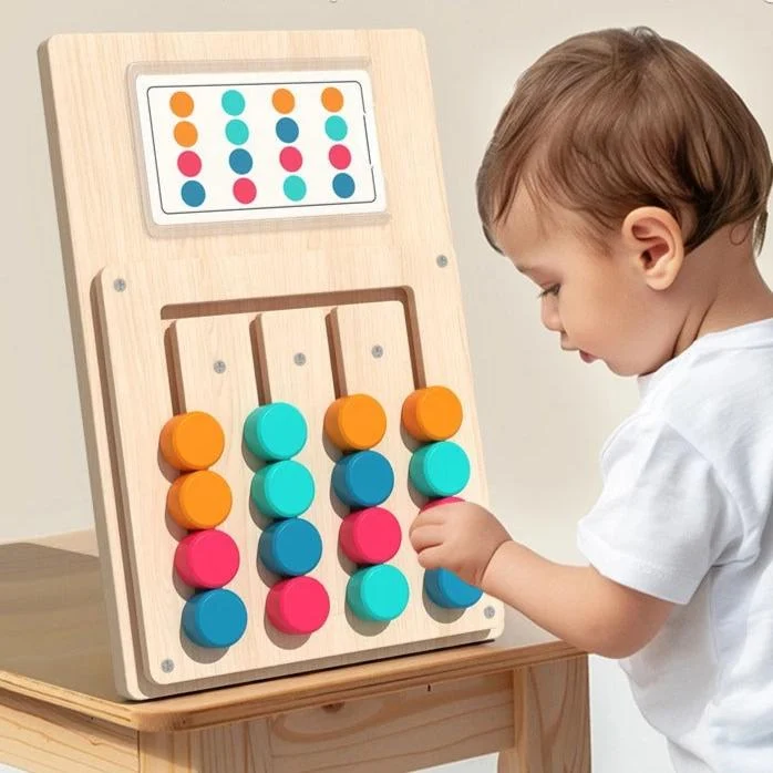 Jeu de Société Montessori en Bois – Développement de la Logique et de la Stratégie