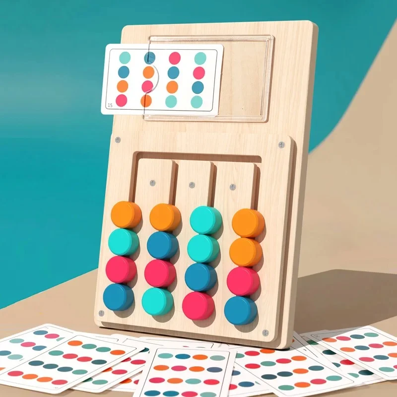 Jeu de Société Montessori en Bois – Développement de la Logique et de la Stratégie