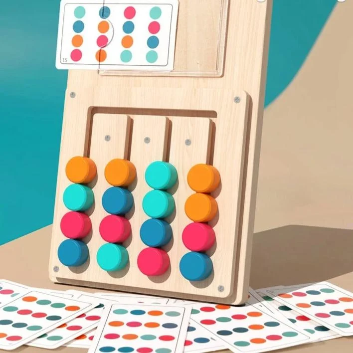 Jeu de Société Montessori en Bois – Développement de la Logique et de la Stratégie