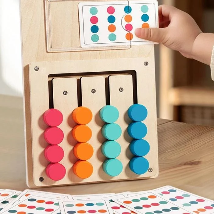 Jeu de Société Montessori en Bois – Développement de la Logique et de la Stratégie