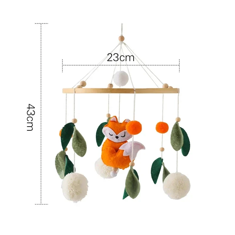 Mobile et Jouet de Naissance en Bois Montessori - Décoration et Eveil Sensoriel pour Bébé