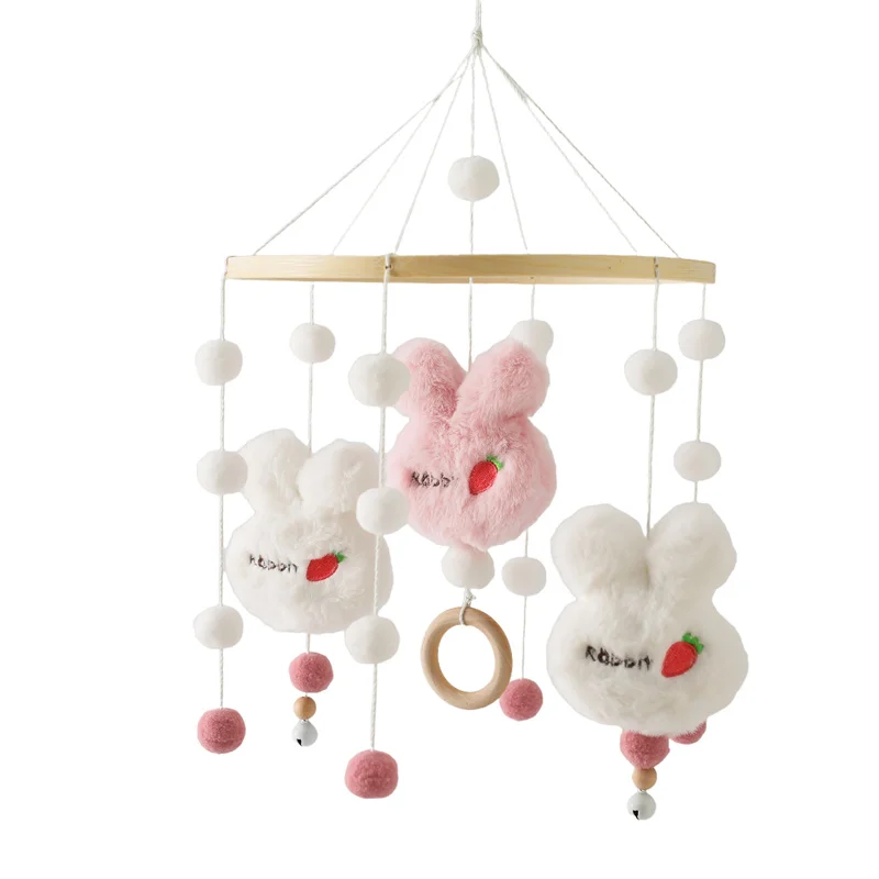 Mobile et Jouet de Naissance en Bois Montessori - Décoration et Eveil Sensoriel pour Bébé