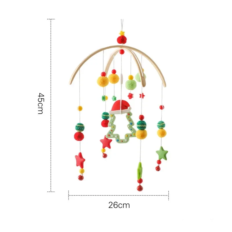 Mobile et Jouet de Naissance en Bois Montessori - Décoration et Eveil Sensoriel pour Bébé