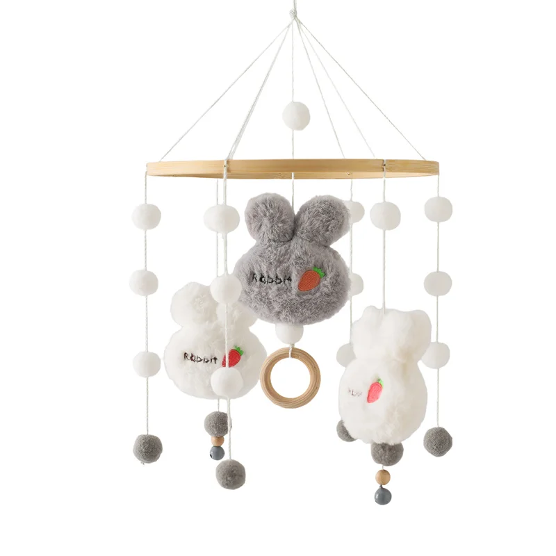 Mobile et Jouet de Naissance en Bois Montessori - Décoration et Eveil Sensoriel pour Bébé