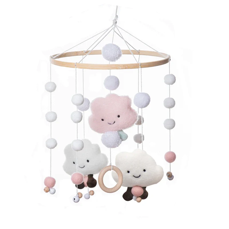 Mobile et Jouet de Naissance en Bois Montessori - Décoration et Eveil Sensoriel pour Bébé