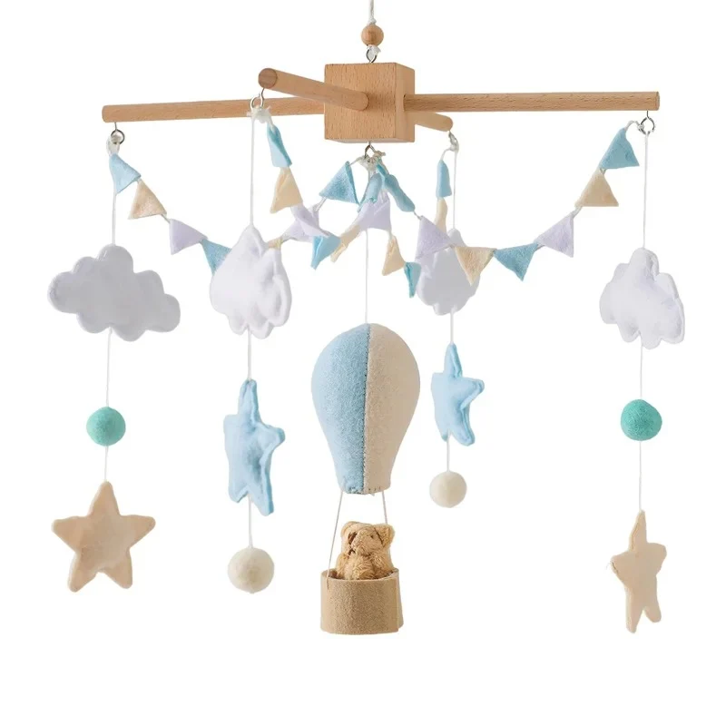 Mobile et Jouet de Naissance en Bois Montessori - Décoration et Eveil Sensoriel pour Bébé
