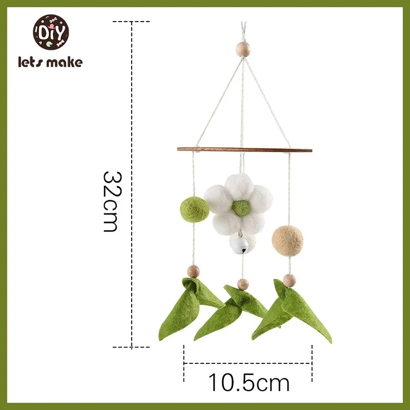 Mobile et Jouet de Naissance en Bois Montessori - Décoration et Eveil Sensoriel pour Bébé