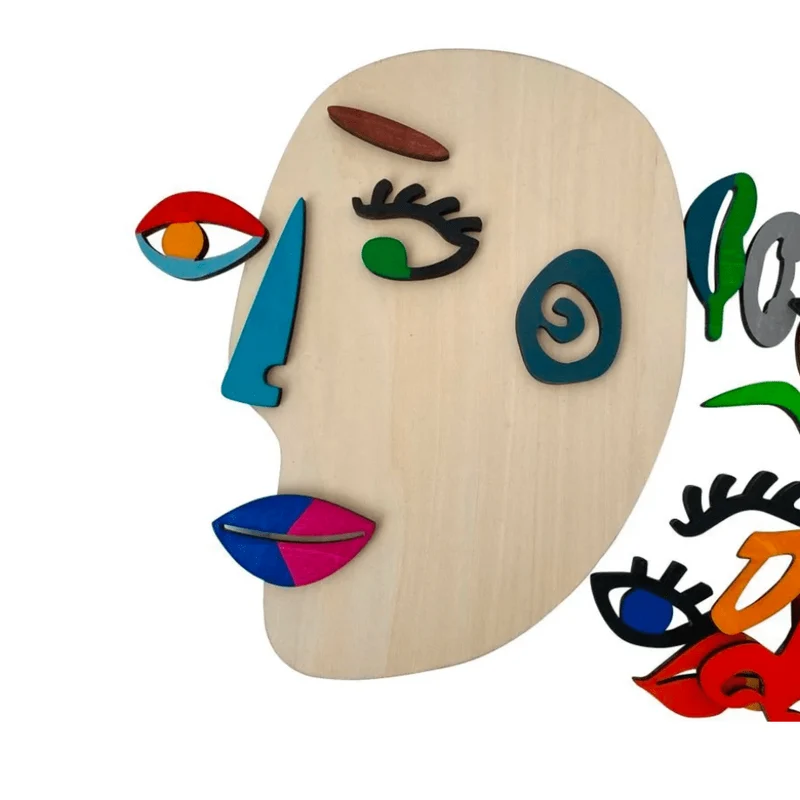 Puzzle Visage Artistique pour Enfants Montessori - Édition Spéciale
