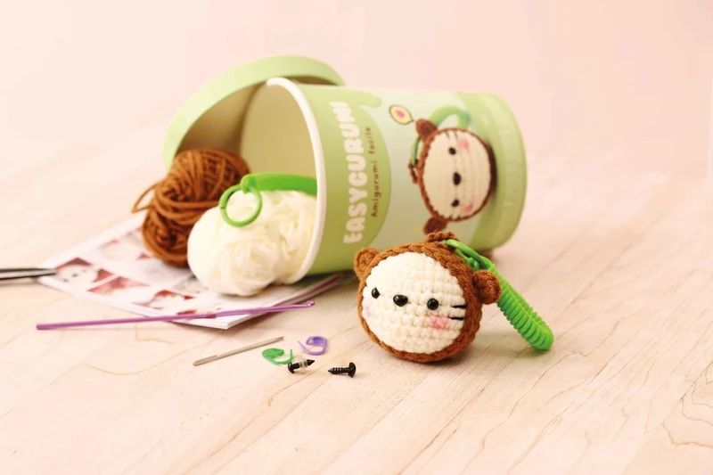Kit Crochet Easygurumi “Ourson” – Amigurumi Débutant Graine Créative