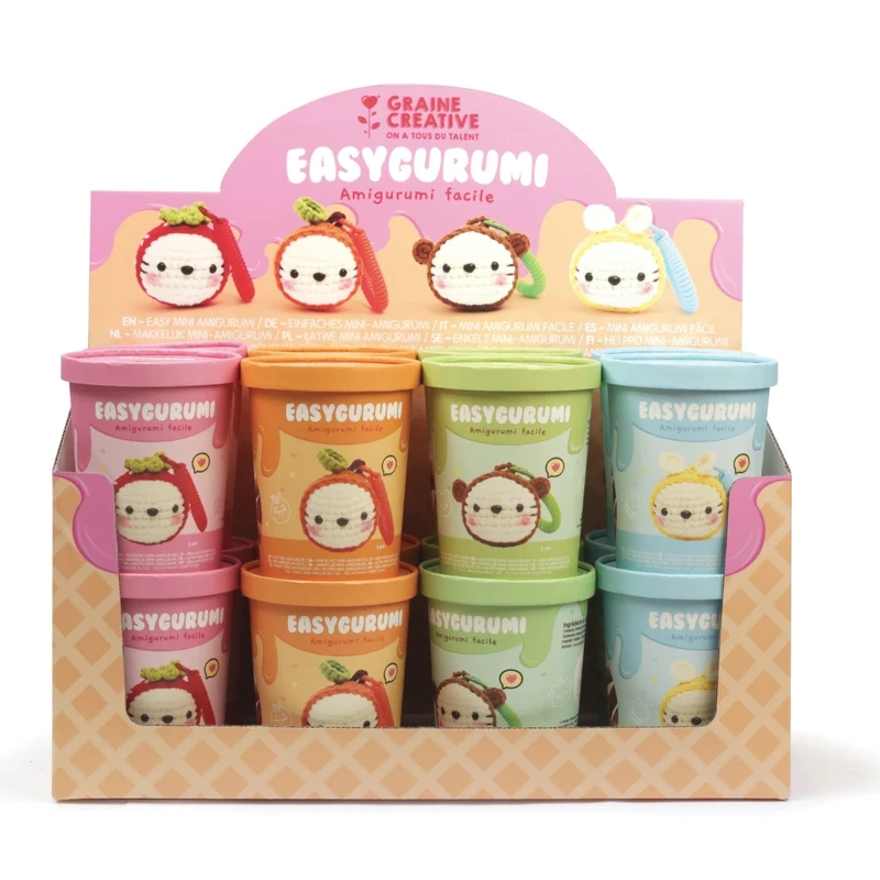 Kit Crochet Easygurumi “Ourson” – Amigurumi Débutant Graine Créative