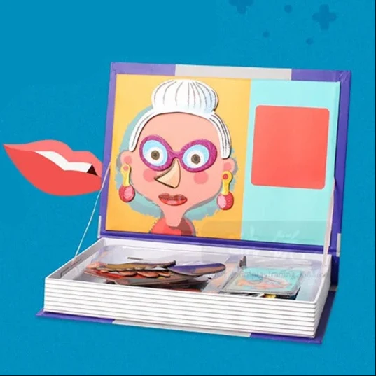 Puzzle Magnétique Portrait | Jeu Éducatif Montessori 🧩🎭