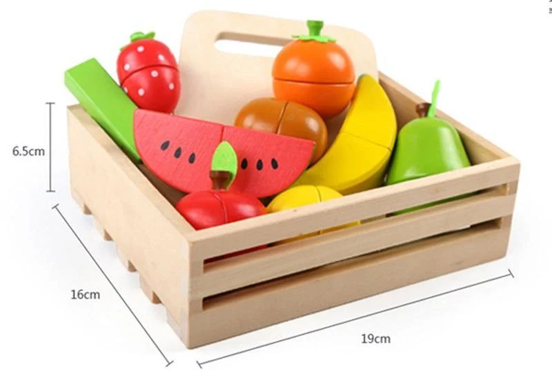 Jouet Fruits & Légumes en Bois Montessori