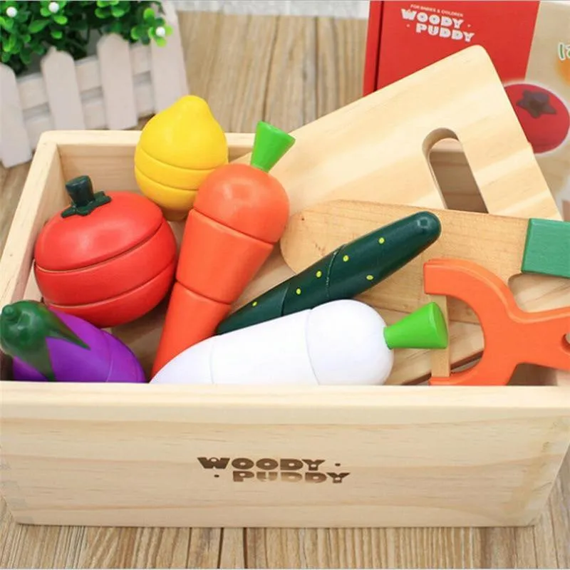 Jouet Fruits & Légumes en Bois Montessori