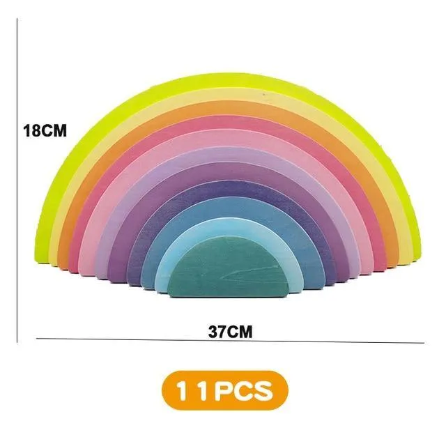 Arc-en-ciel Montessori en Bois Vivid Colors