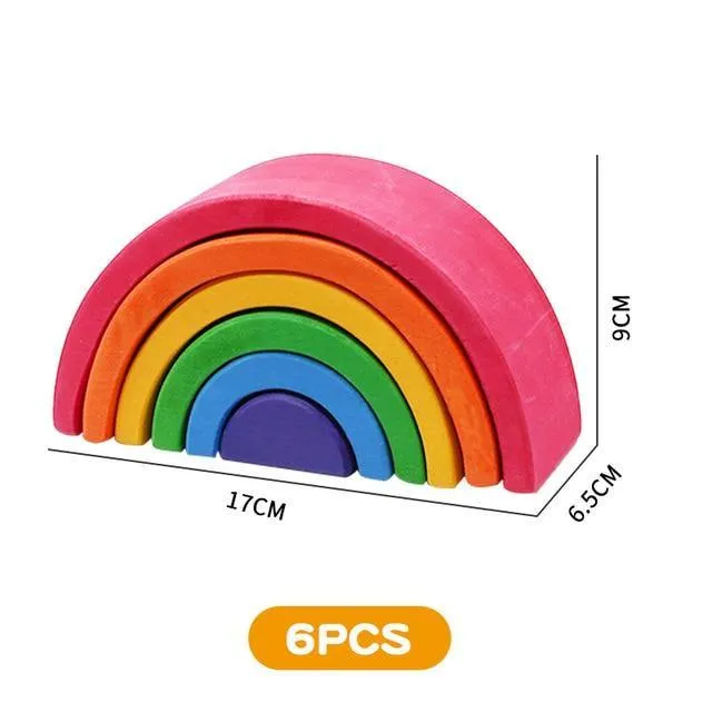 Arc-en-ciel Montessori en Bois Vivid Colors