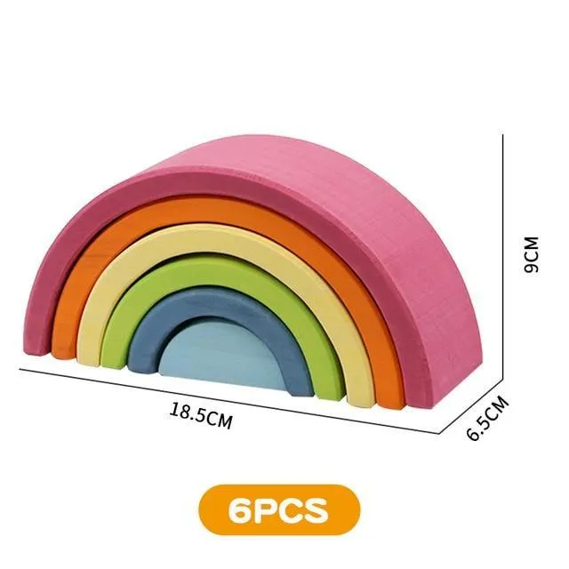Arc-en-ciel Montessori en Bois Vivid Colors