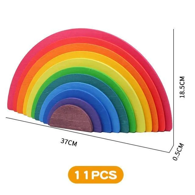 Arc-en-ciel Montessori en Bois Vivid Colors